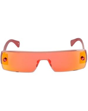 Alaïa Alaïa Azzedine Shield Frame Sunglasses - Pink