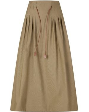 Max Mara Maxi Skirt - Natural