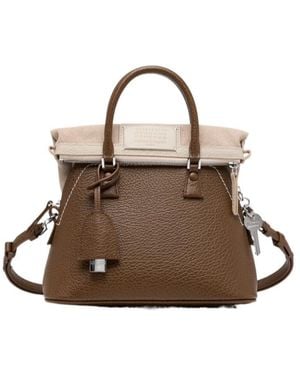 Maison Margiela 5Ac Classique Mini Shoulder Bag - Brown