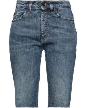 Saint Laurent Denim Shorts - Blue