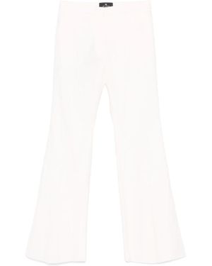 Etro Paisley Jacquard Track Pants - White