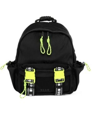 MSGM Logo-Strap Backpack - Multicolor
