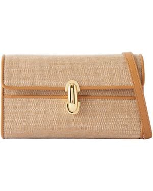 SAVETTE Canvas Mini Shoulder Bag - Natural