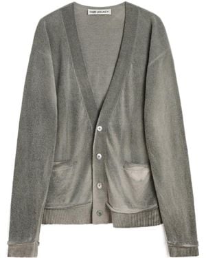 Our Legacy Parallel Cardigan Knitwear - Grey