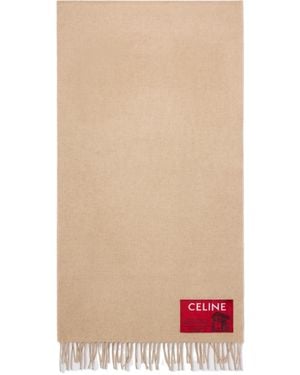 Celine Cashmere Wool Scarf - Natural