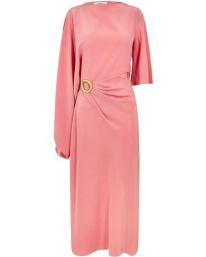 JOSEPH Joya Asymmetrical Dress - Pink