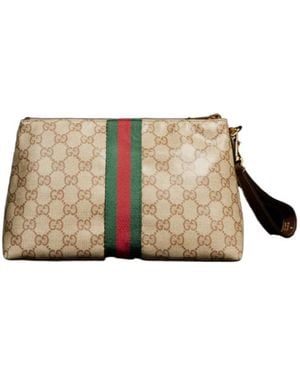 Gucci Small Gg Pouch Bag - Natural