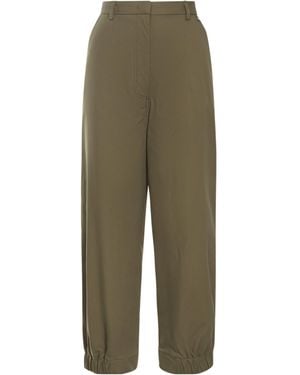Herno Elastic Ankle Cuffs Trousers - Green