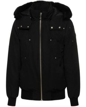 Moose Knuckles Removable Hood Cotton-Padded Suit - Black