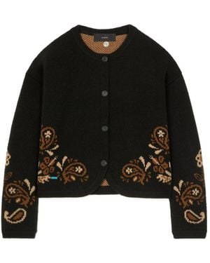 Alanui Island Roots Foulard Jacket - Black