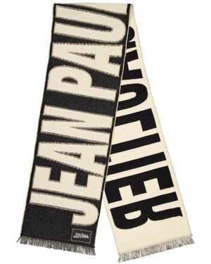 Jean Paul Gaultier Knit Scarf - White