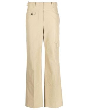 Helmut Lang Straight-Leg Utility Trousers - Natural