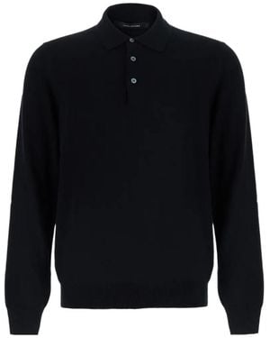 Tagliatore Button-Fastening Sweater - Blue