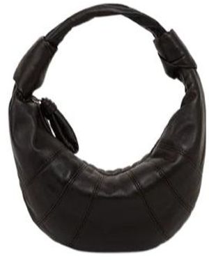 Lemaire Fortune Croissant Mini Top Handle Bag - Black