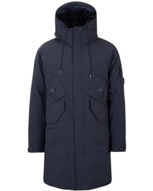 C.P. Company Hooded Pocket Coat - Blue