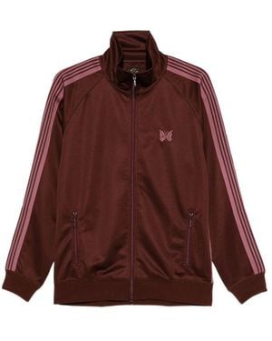 Needles Striped Zip Jacket - Red