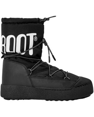 Moon Boot Tall Drawstring Snow Boot - Black