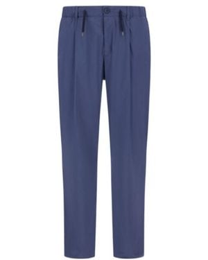 Herno Pocket Drawstring Pants - Blue