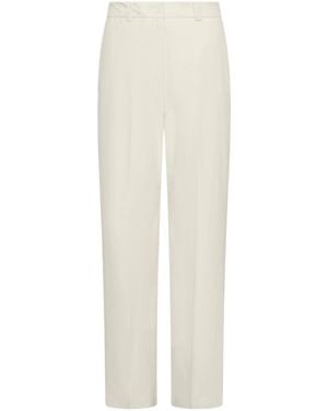 Marella Casual Pants With Belt Loops - White