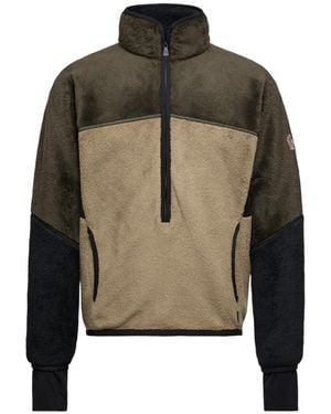 Moncler Grenoble Polartec High Neck Sweatshirt - Green