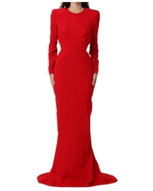 Stella McCartney Long-Sleeved Dress - Red