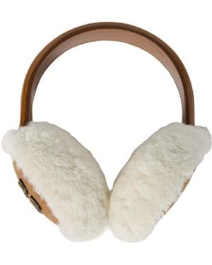 Miu Miu Logo-Detailed Earmuffs - Metallic