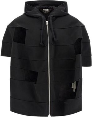 Comme des Garçons Comme Des Garçons Homme Plus Armour Oversized Hooded Jacket - Black
