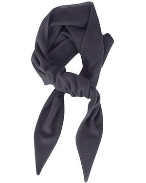 Rier Losange Fleece Scarf - Blue