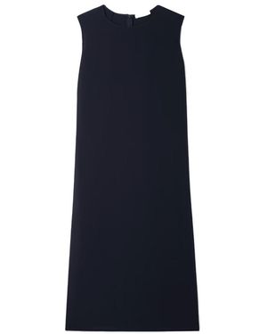 The Row Round Collar Sleeveless Dress - Blue