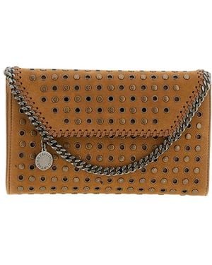 Stella McCartney Falabella Embellished Wallet - Brown