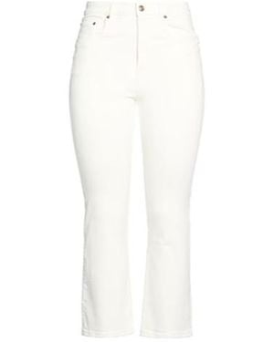 Tory Burch High-Waisted Flared Trousers - White