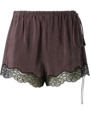 ANDAMANE Lune Lingerie Shorts - Purple