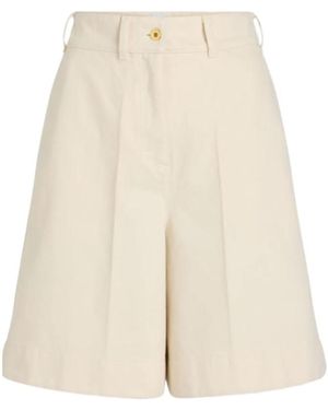 Patou Tailored Shorts - Natural