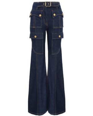Zimmermann Luna Flared Jeans - Blue