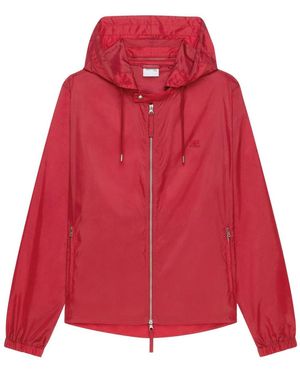 Courreges Hooded Windbreaker - Red
