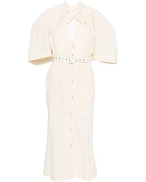 Vivienne Westwood Belted Loop Midi Dress - White