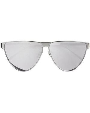 Bottega Veneta Eyewear Aviator Sunglasses - White