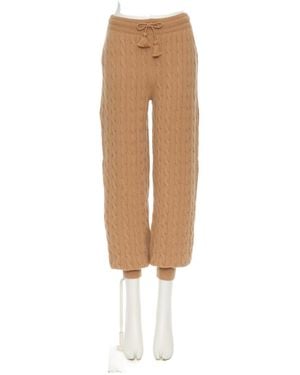 Valentino Drawstring Casual Trousers - Natural