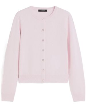 Weekend by Maxmara Wool And Cashmere Cardigan - Pink