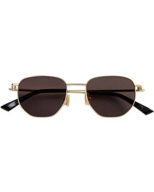 Bottega Veneta Split Panthos Sunglasses - White
