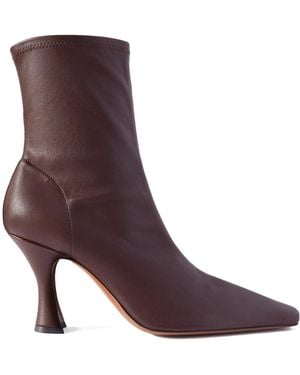 Neous Ran Stretch-Leather Ankle Boots - Purple
