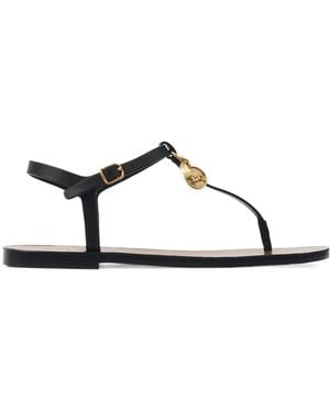 Chloé Chloé Charms Buckled Ankle Strap Sandals - Brown
