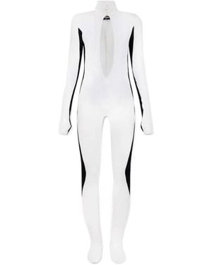 DSquared² Colour-Block Jumpsuit - White