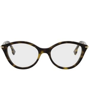 Fendi Eyewear Cat-Eye Frame Sunglasses - White