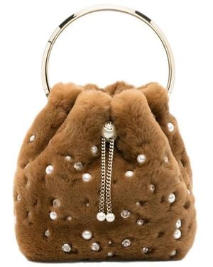 Jimmy Choo Drawstring Handbag - Natural