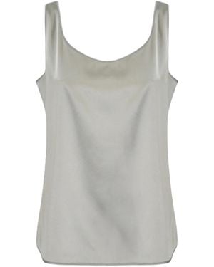 Max Mara Crew Neck Vest - Gray