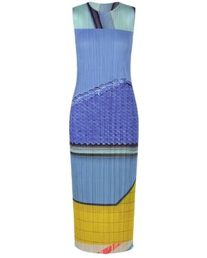 Issey Miyake Pleats Please Dress - Blue