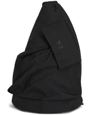 Y-3 Cinch 3 Stripes Oversized T-Shirt Dress - Black
