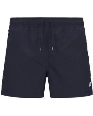 K-Way Mellow Cargo Swim Shorts - Blue