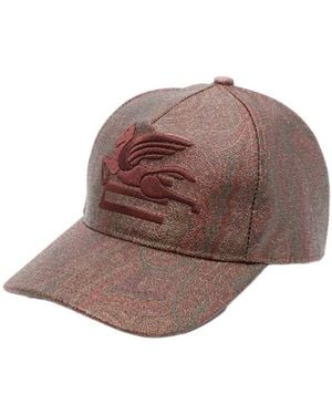 Etro Logo Embroidered Baseball Cap - Brown